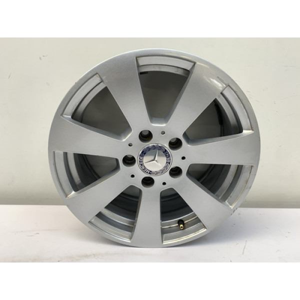 Roda Liga Aro 16 7jx16 C200 2008 2011 Kompressor Detalhe Branco