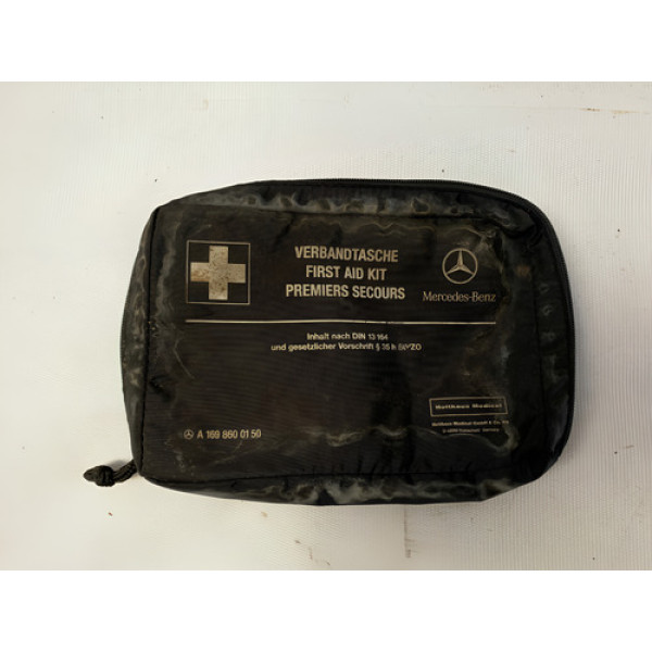 Bolsa Primeiros Socorros Mercedes C180 2011 2012 Preto