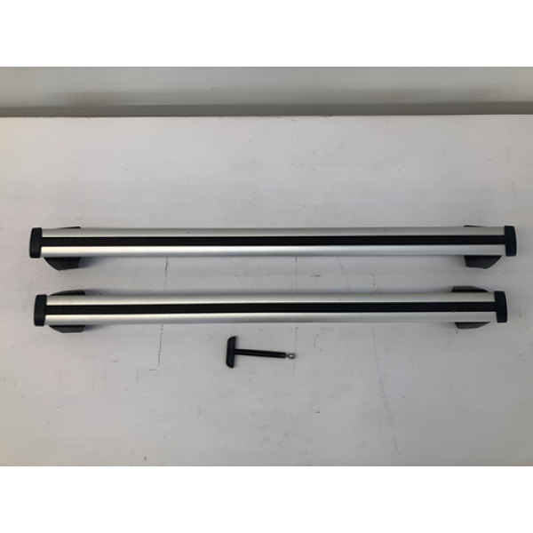 Par Rack Teto Audi Q5 2017 2020 Prata