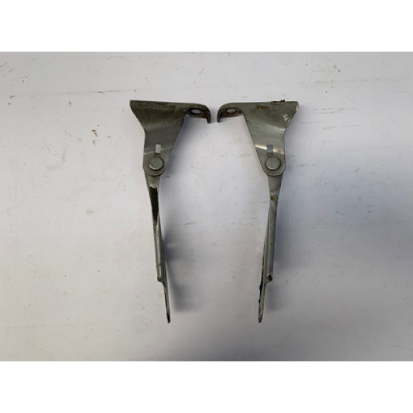 Par Dobradiça Capô Honda Civic 2001 2006 Prata