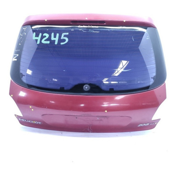 Tampa Traseira Peugeot 206 Hatch 1999 2003 Com Vidro Detalhe