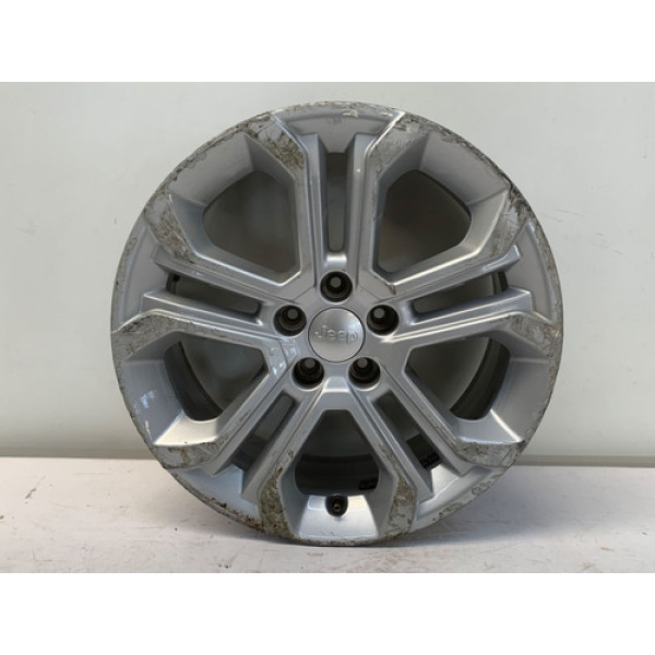 Roda Liga Aro 18 5x110 Jeep Commander Detalhe Branco