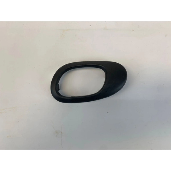 Moldura Maçaneta Interna Direita Peugeot 206 1999 2009 Preto Dianteira/traseira