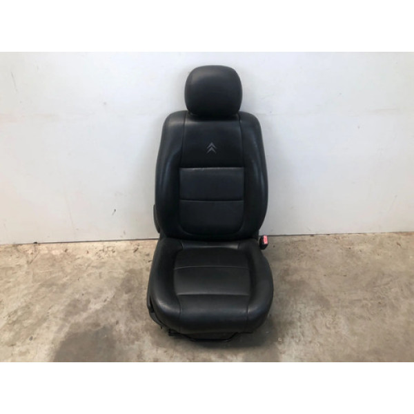 Banco Dianteiro Direito Citroën C4 Pallas 2007 2013 Couro Preto