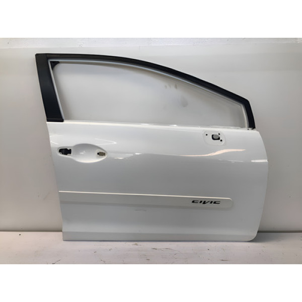 Porta Dianteira Direita Honda Civic G9 Lxs 2012 2015 Det Dianteira Direita Branco