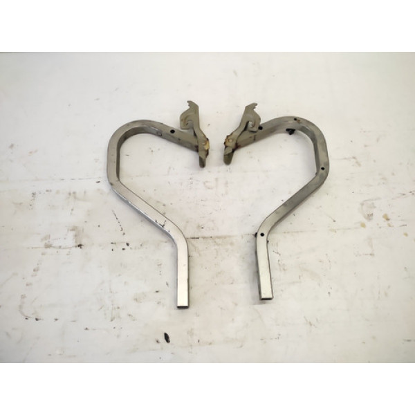 Par Dobradiça Tampa Traseira Prata Honda Civic Lx 1996 2000