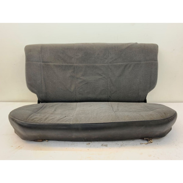 Banco Traseiro Fiat Uno Mille 1995 2003 Detalhe Cinza