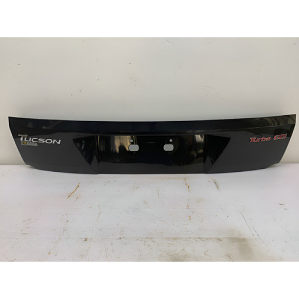 Acabamento Tampa Traseira Hyundai New Tucson 2017 2021 Preto