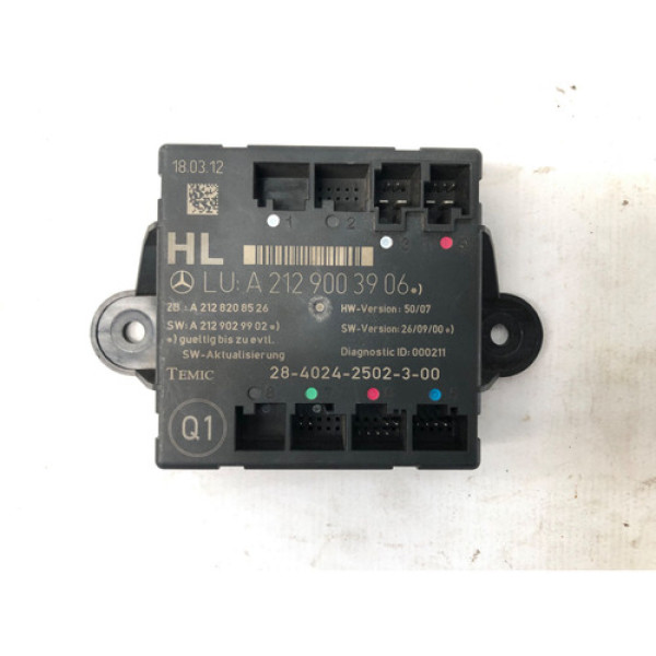 Módulo Porta Traseiro Esquerdo C180 2011 2012 A2129003906