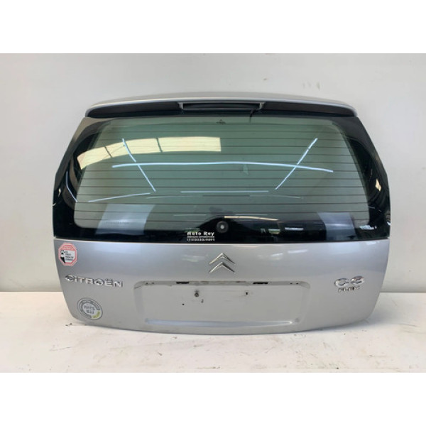 Tampa Traseira Citroën C3 2003 2012 Detalhe  Prateado
