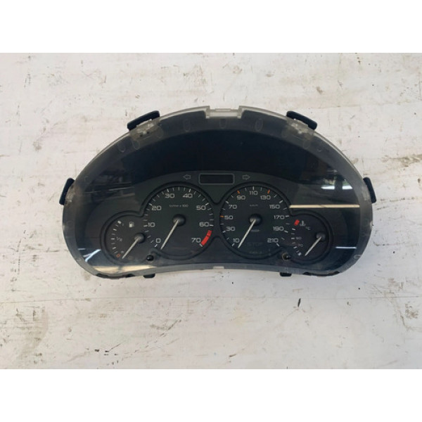 Painel Instrumentos Peugeot 206 1.0 2001 2009 9645096180 Prateado
