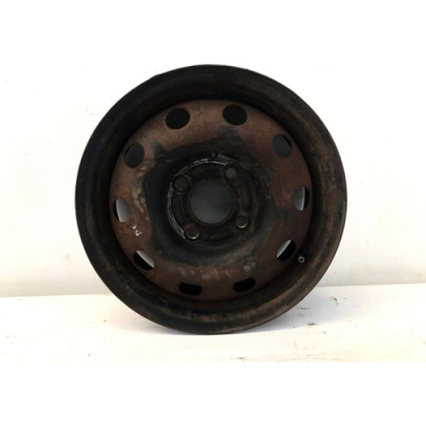 Roda Ferro Aro 14 4x108mm Ford Escort 1997 2003   Cinza