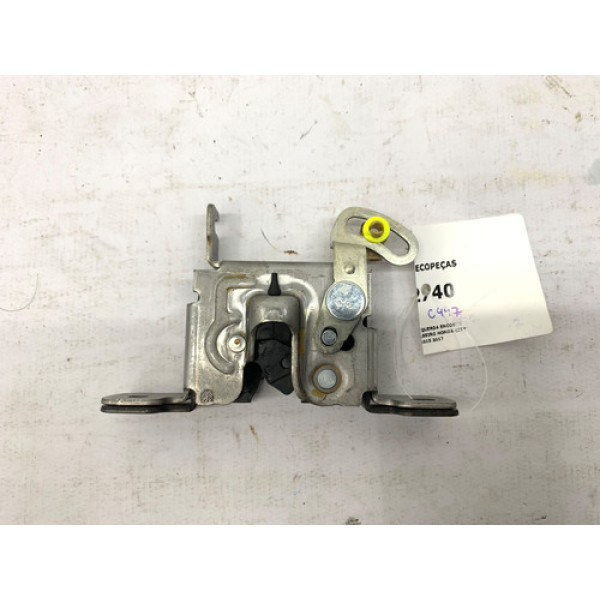 Trava Esquerda Encosto Banco Traseiro Honda City 2015 2017 Branco