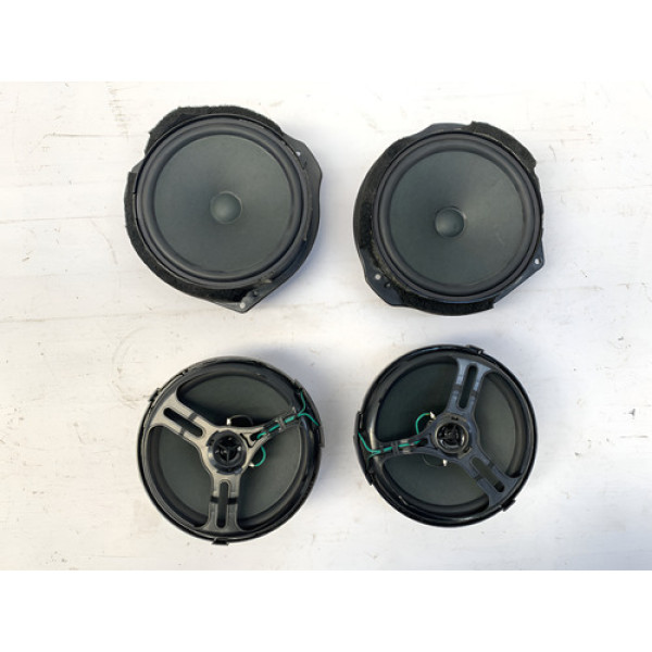 Jogo Alto Falante Porta Mercedes C200 2008 2011 Kompressor Preto