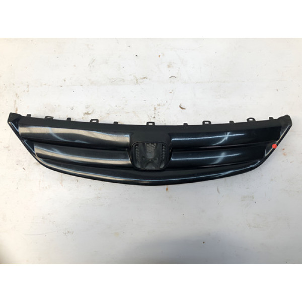 Grade Para Choque Dianteiro Civic 2001 2003 Preto Detalhe Preto Natural