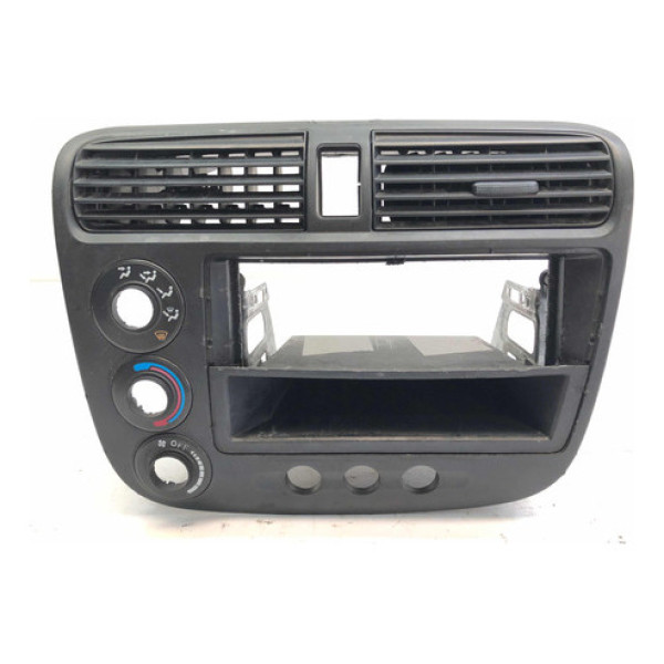 Moldura Comando Ar Condicionado Honda Civic 2001 2006 Det