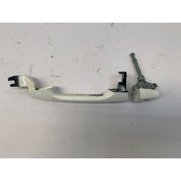 Maçaneta Externa Dianteira Esquerda Civic G9 2012 2015 Det Branco Dianteira