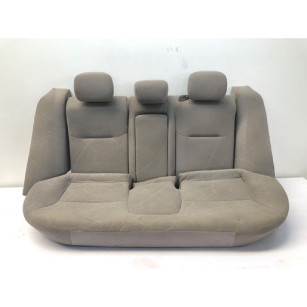 Jogo Banco Traseiro Honda Civic G9 2012 2015 Tecido Bege