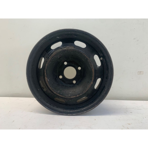 Roda Ferro Aro 15 4x108 Peugeot 206 2001 2009 Preto