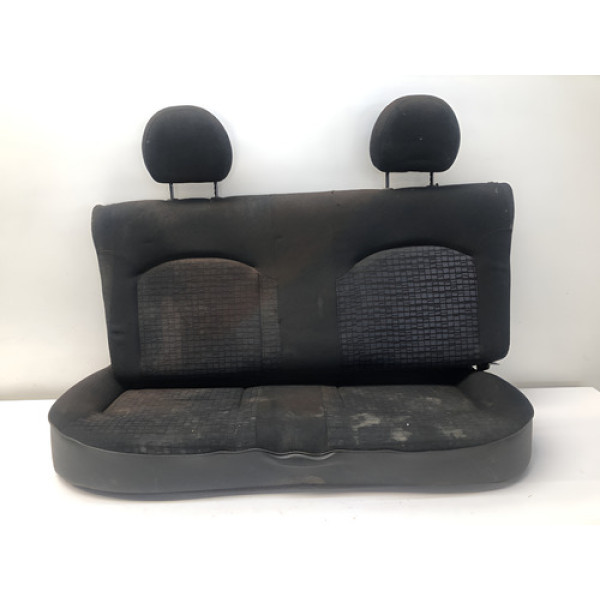 Banco Traseiro Peugeot 206 2 Portas Tecido Preto Detalhe Preto
