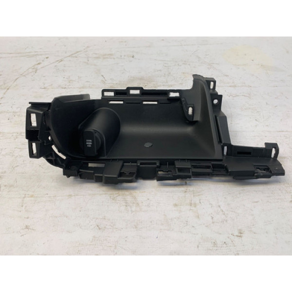 Moldura Acabamento Acendedor Console Honda Hrv Exl 2022 2025 Preto