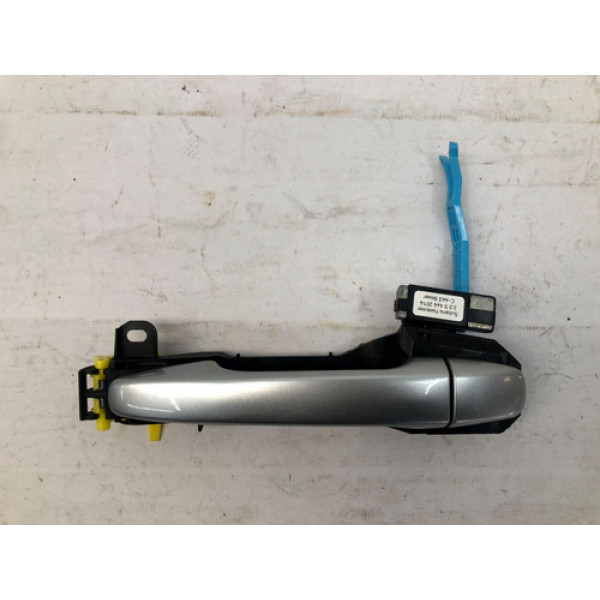 Maçaneta Externa Traseira Esquerda Subaru Forester 2013 2018 Prata Traseira