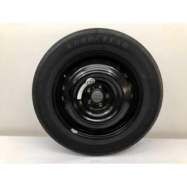 Roda Estepe Fino 5x110 T165/80 R17 Jeep Compass Preto