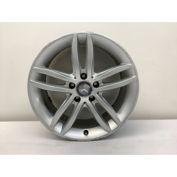 Roda Liga Dianteira Aro 17 5x112 Mercedes C180 2011 2012 Det Prateado