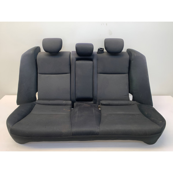 Jogo Banco Traseiro Honda City 2015 2017 Tecido Preto