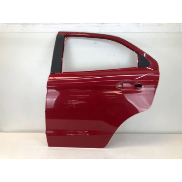 Porta Traseira Esquerda Ford Ka Hatch 2014 2021 Traseira Esquerda Vermelho