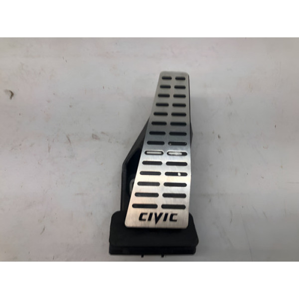 Capa Pedal Acelerador Honda New Civic 1.8 Lxs At 2007 2011 Prateado