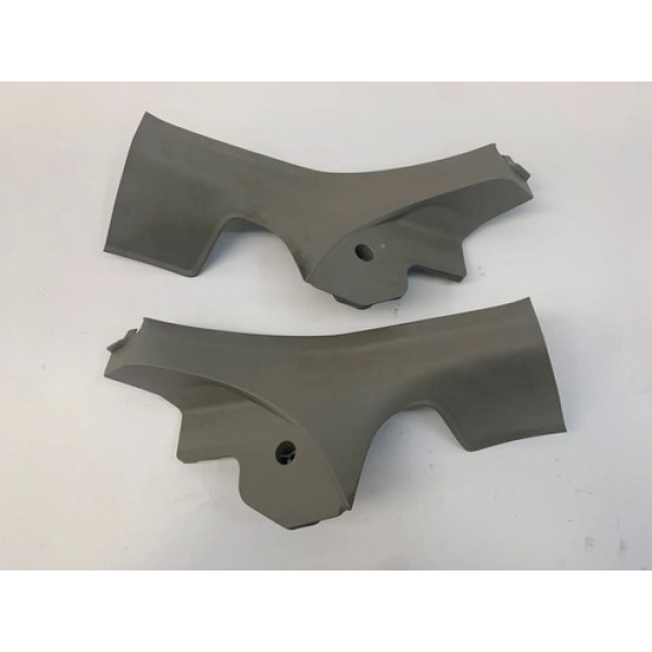 Par Soleira Caixa Ar Traseira Esquerda Civic 2012 2015 Cinza