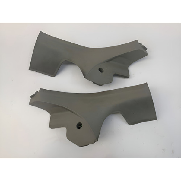 Par Soleira Caixa Ar Traseira Esquerda Civic 2012 2015 Cinza