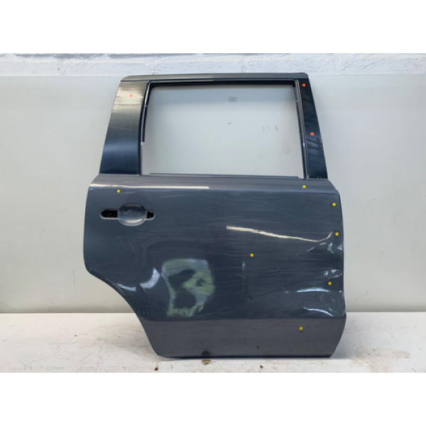 Porta Traseira Direita Nissan Livina 2009 2014 Detalhe Dianteira Esquerda Cinza-escuro