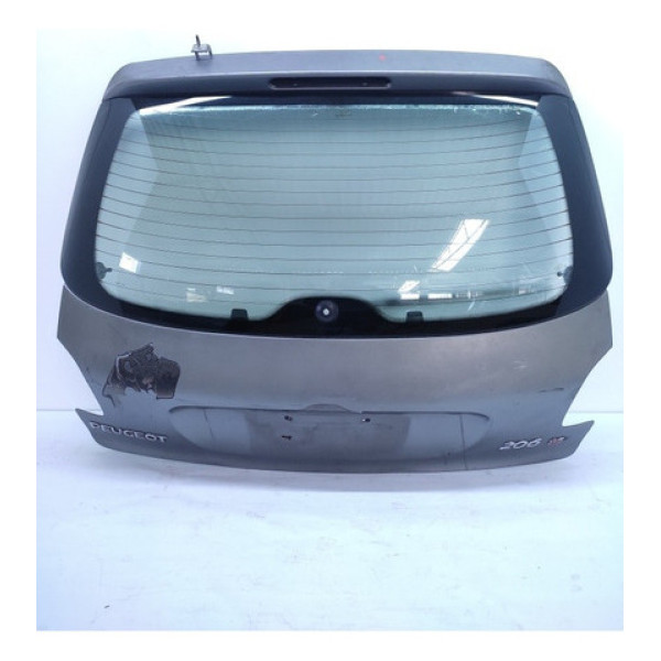 Tampa Traseira Peugeot 206 Hatch 1999 2003 Com Vidro Detalhe