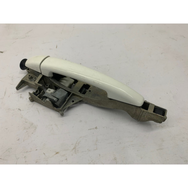 Maçaneta Externa Traseira Esquerda Citroen C3 2013 2020 Branco Traseira