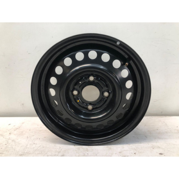 Roda Ferro Estepe Aro 15 4x114,3 Nissan Livina 2009 2014 Preto