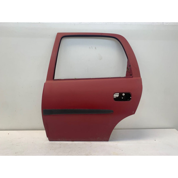 Porta Traseira Esquerda Gm Corsa Sedan Wind 1994 2001 Traseira Esquerdo Vermelho