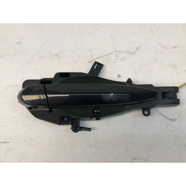 Maçaneta Externa Porta Dianteira Direita Bmw X1 2010 2015 Preto Dianteira