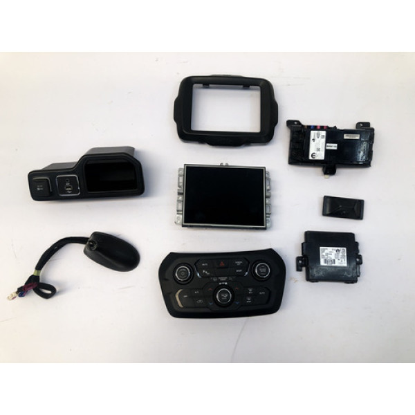 Kit Multimídia Completo Jeep Renegade 1.8 2018 2021