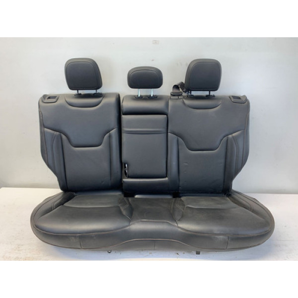 Jogo Banco Traseiro Jeep Compass 2016 2020 Couro Preto