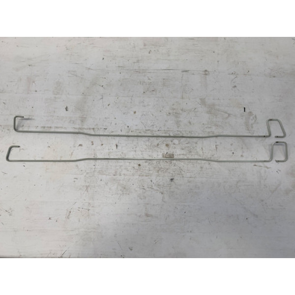 Par Mola Haste Vareta Tampa Traseira Kia Cerato 2009 2012 Branco