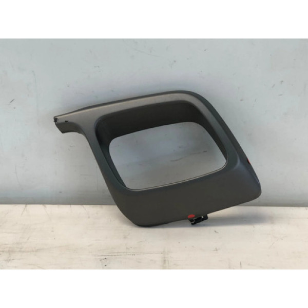 Moldura Esquerda Grade Para Choque Compass 2016 2021 Detalhe Preto Normal