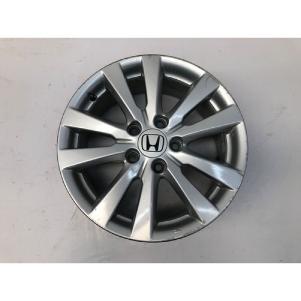 Roda Aro 16 5x114 Liga Leve Honda Civic G8 G9 2007 2015 Prateado