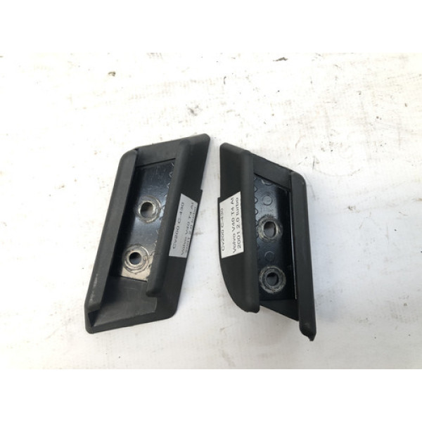 Par Suporte Tampão Bagagito Volvo V40 Sw 2000 2004 Preto