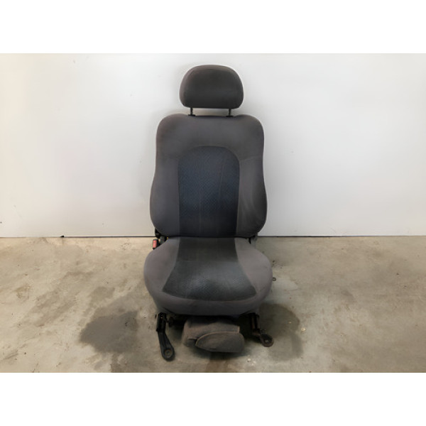 Banco Dianteiro Esquerdo Escort Glx 1997 2003 Tecido Detalhe Cinza