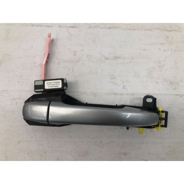 Maçaneta Externa Traseira Direita Subaru Forester 2013 2018 Prata Traseira