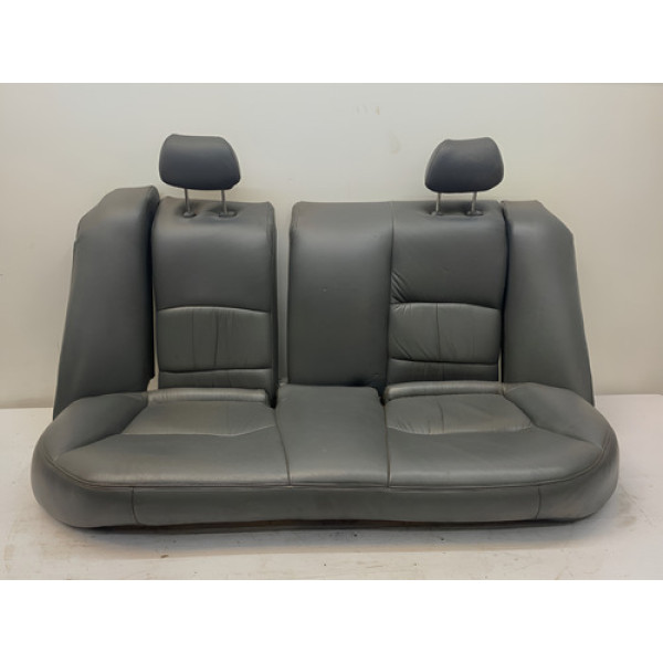 Jogo Banco Traseiro Civic 2001 2006 Couro Cinza