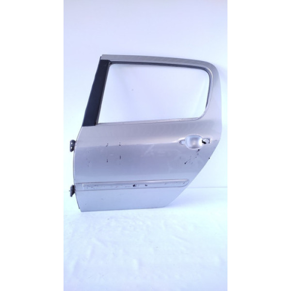 Porta Traseira Esquerda Peugeot 307 Hatch Sedan Prata