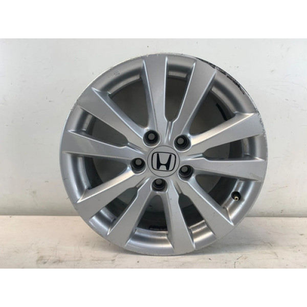 Roda Aro 16 5x114 Liga Leve Civic G8 G9 2007 2015 Detalhe Prateado